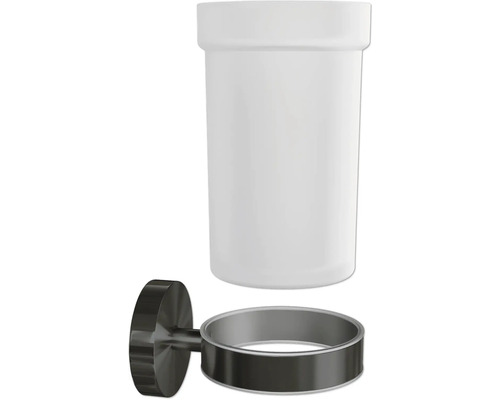 Wand-Zahnputzbecherhalterung mit Keramikbecher