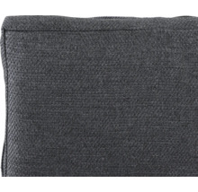 Detailaufnahme eines grauen Möbelstoffes