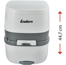 Enders Campingtoilette mit einer Höhe von 44,7 cm