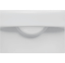 Detailansicht eines Toilettendeckels