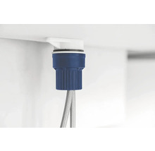 Eckventil mit flexiblem Anschlussschlauch für Sanitärinstallationen