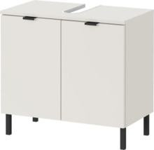 Waschbeckenunterschrank mit zwei Türen und Füßen