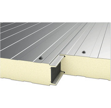 Sandwichplatten mit Trapezprofil und Schrauben