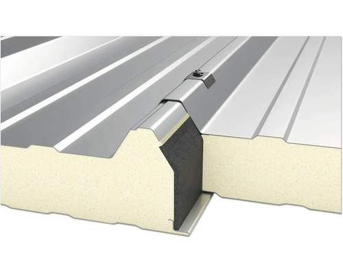 Profilblech mit Dämmung im Querschnitt