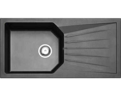 Spüle aus Granit mit Abtropffläche