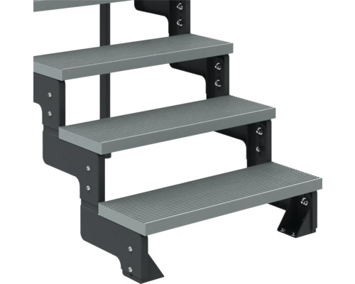 Treppe mit drei Stufen