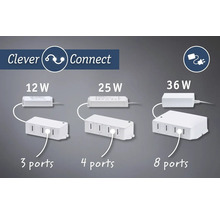 Clever Connect Steckdosensystem mit 3, 4 und 8 Anschlüssen