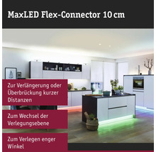 MaxLED Flex Verbinder 10 cm in einer modernen Küche zur flexiblen LED Band Installation