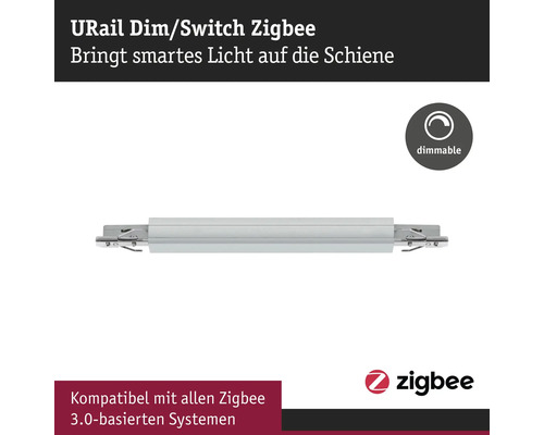 URail Dimmschalter Zigbee zur Dimmung von Licht kompatibel mit Zigbee 3.0 Systemen