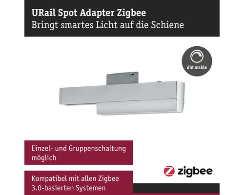 URail Spot Adapter Zigbee für Schienensysteme, dimmbar