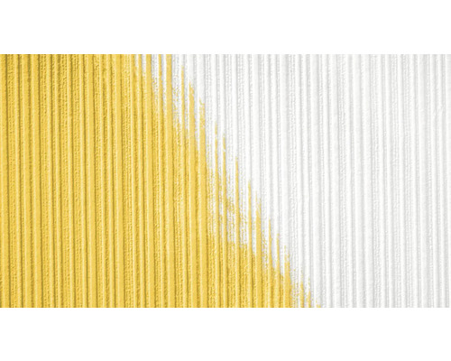 Gelb und Weiß gestreifte Tapete mit Textur
