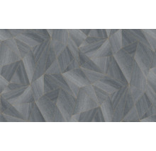 Tapete mit geometrischem Holzdesign