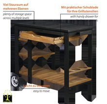 Grilltisch mit Schublade und Ablageflächen