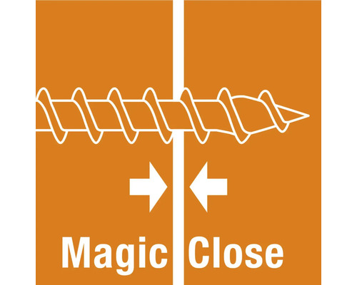 Magic Close Schraube Illustration