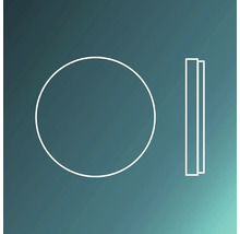 Symbol für Wandstärke und Durchmesser