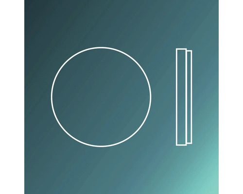 Symbol für Wandstärke und Durchmesser