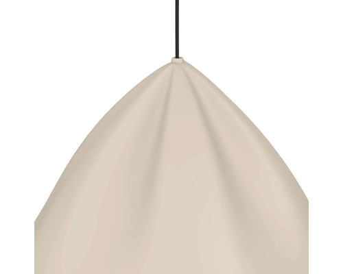 Beige Pendelleuchte mit Kabel