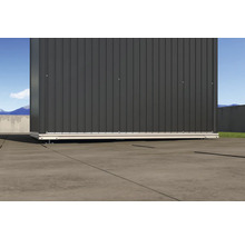 Metall Gartenhaus mit Fundament