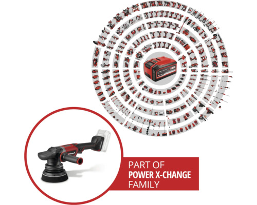 Einhell Polierer und Power X-Change Akku-Familie