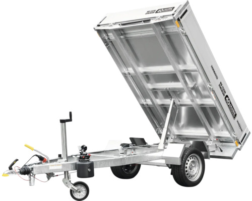 Silberner Autoanhänger mit Kippfunktion