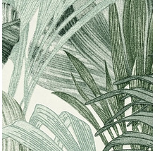 Detailansicht einer Tapete mit Pflanzenmuster