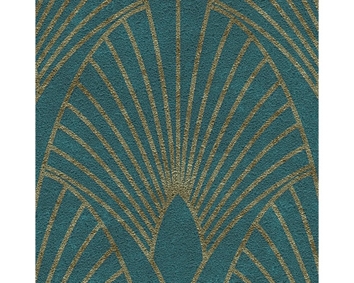 Nahaufnahme einer Tapete mit Art-déco-Muster