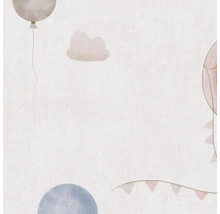 Tapete mit Ballons und Wolken Muster