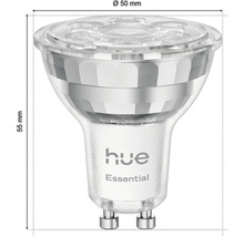 Hue Essential GU10 LED-Lampe, 50 Millimeter Durchmesser