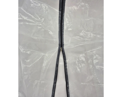 Transparente Schutzhülle mit Reißverschluss