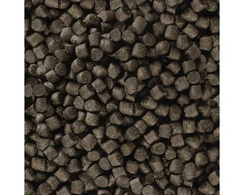 Nahaufnahme von Fischfutterpellets