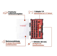 Bitset mit Aufbewahrungsbox, Adapter und magnetischem Bithalter