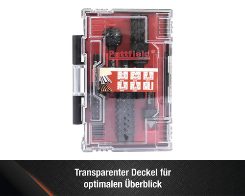 Pattfield Raspel Set im transparenten Koffer
