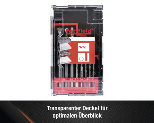 Pattfield Steinbohrer Set in transparenter Verpackung mit verschiedenen Größen