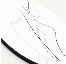 Dekoratives Wandbild mit abstrakten Linien