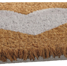 Fußmatte aus Kokosfaser mit Muster