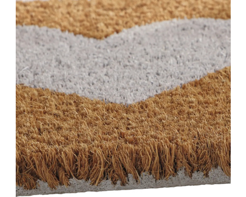 Fußmatte aus Kokosfaser mit Muster