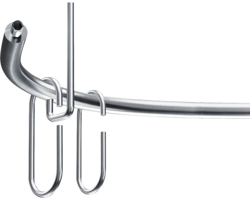 Metallstange mit Haken zur Aufbewahrung