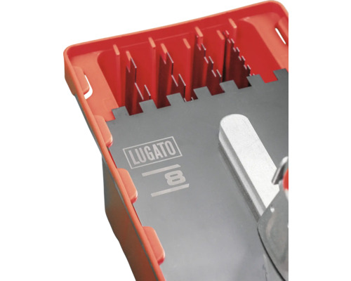 Lugato Zahnspachtel mit 8 Millimeter Zahnung