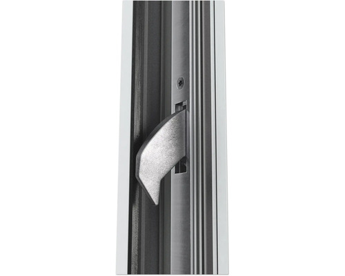 Detailansicht eines Fensterrahmens mit Griff