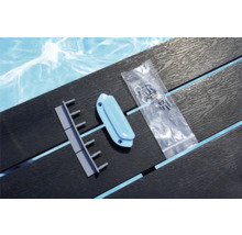 Poolabdeckung Befestigungsmaterial auf Holzdeck