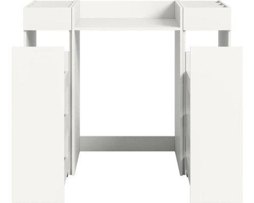 Kleiderschrank-Kombination mit Regalen und Schränken