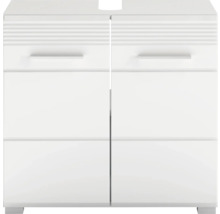 Waschbeckenunterschrank mit zwei Schubladen und zwei Türen