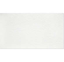 Nahaufnahme von weißem Leder mit Textur