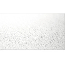 Nahaufnahme einer weißen Vinyltapete mit leichter Textur