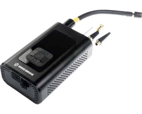 Bike Broz Logo Luftpumpe mit Aufsätzen