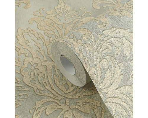 Tapetenrolle mit floralem Muster