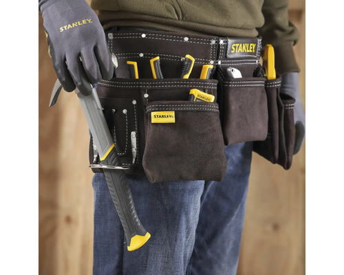 Stanley Werkzeuggürtel mit Werkzeugen und Hammer