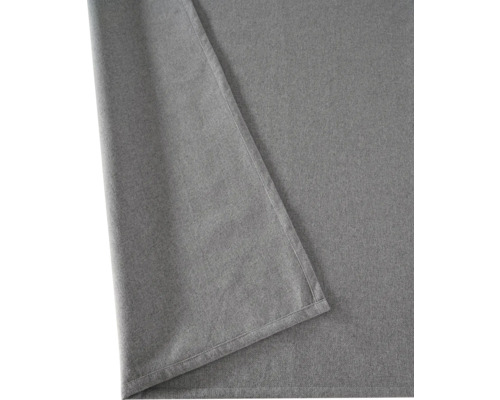 Graue Tischdecke aus Stoff