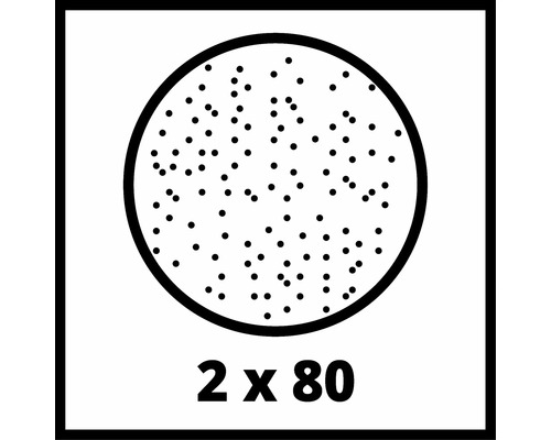 Symbol für 2 mal 80 Stück