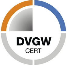 DVGW Zertifikatzeichen